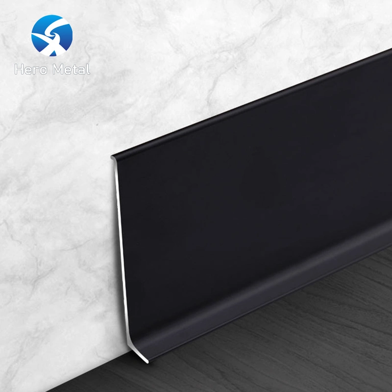 Foshan Good-Quality Flooring Accessories Kick Foot Line Stainless Steel Skirting Board