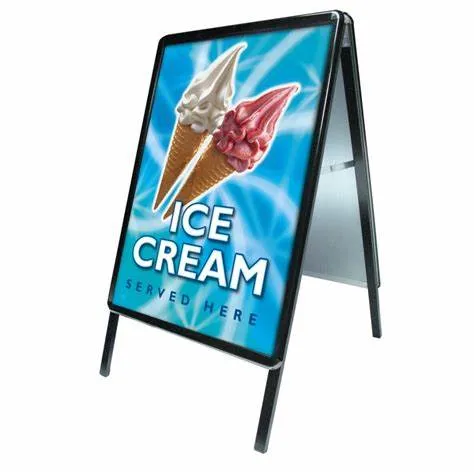 Free A Shape Sign Board Side Walk Signs Printed Pavement Sign Board for Outdoor Displays