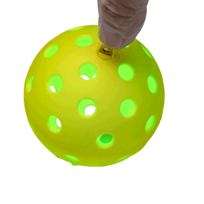  LED Light Up Pickleball Balls, Outdoor 40 Löcher, grünes Licht