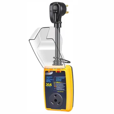  US-Standard RV TT-30p Überspannungsschutz für RV Dreikernleistung Defender Spannungsschutz Adapter-Stromtester für Wohnmobil-Anhänger