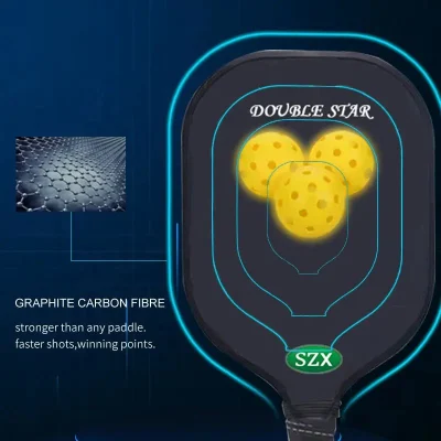 Fabrik Direktverkauf Praktisches Carbon-Faser Indoor Outdoor Verfügbar Pickleball Paddel