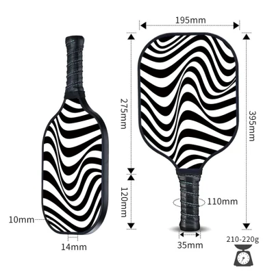  Usapa zugelassenes Fiberglas Oberfläche Pickleball Set mit Pickleball Schlägern Pickle Ball Paddle Set für Herren Damen