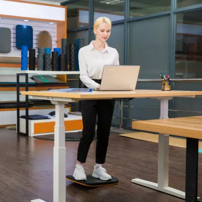 Fitnessgeräte Wooden Wobble Balance Board für Bodybuilding/Balance Training