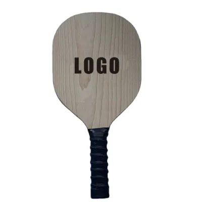  Holz Pickleball Paddle Ausrüstung Holz Paddel Ball Schläger für Strand Ballpaddel