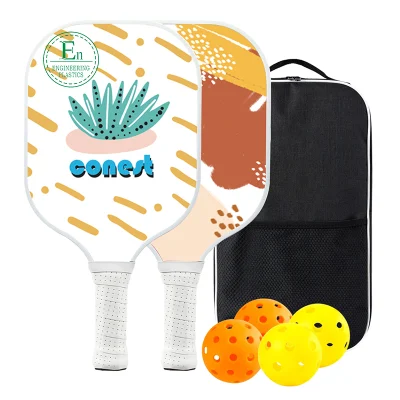  PA Spritzguss Custom Hersteller PP Schläger Pickleball mit 4 Tragetasche T700 Carbon Farbe Carbon Balls