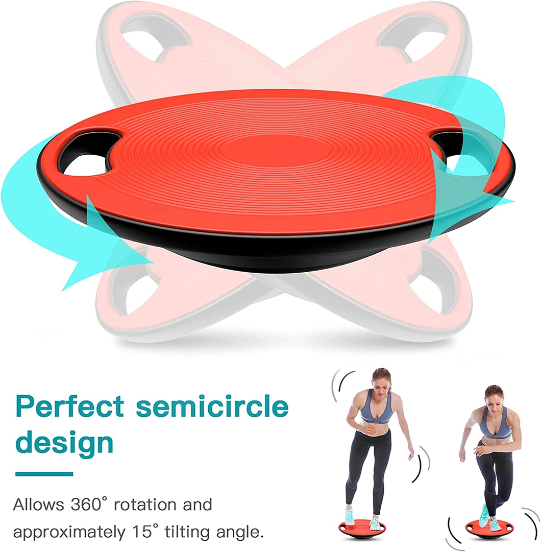 Hot Sale Waist Twisting Disc Exercise Round Plastic Balance Board Stability Trainer Anti-Slip Wobble Balance Board