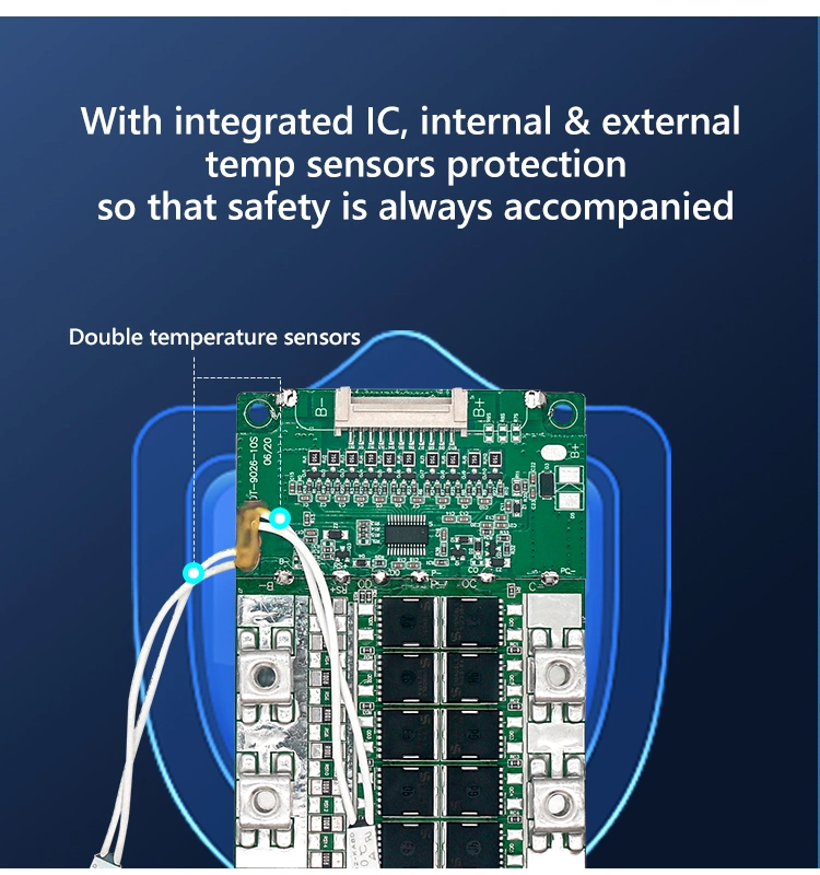 Tdt 10s 36V BMS 120A Ion Lithium Battery Management System BMS Board 120A with Balance for Low Speed Electric Vehicle