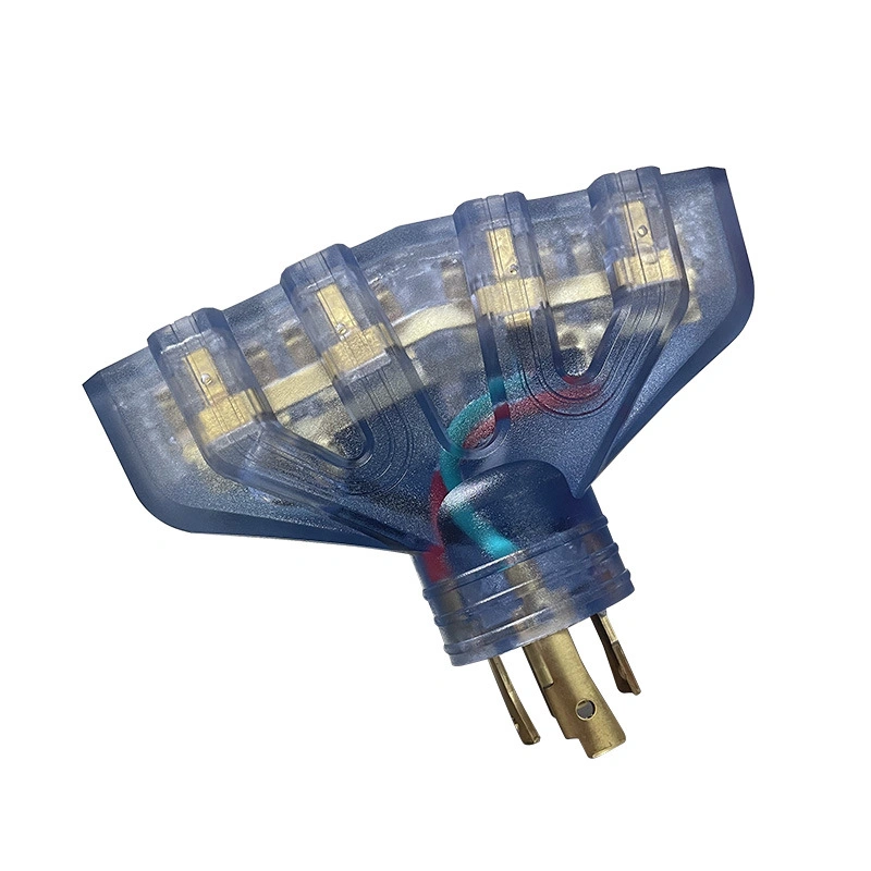 RV Conversion Plug Cord Us Standard 4 Prong L14-30p Male to N520r-B4