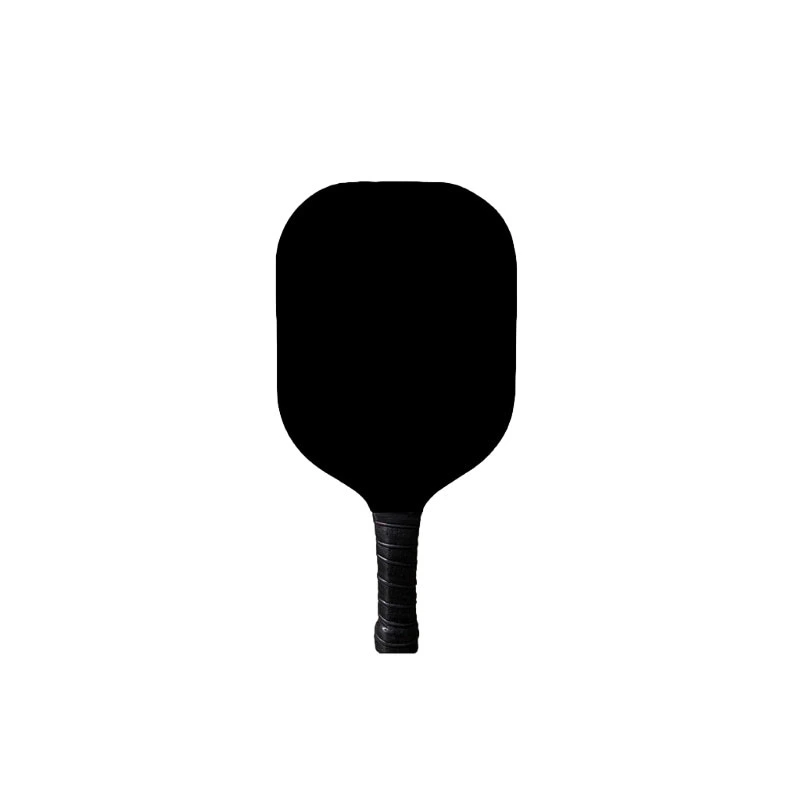 in Stock Durable Fiberglass Surface Pickleball Paddle, Black Color