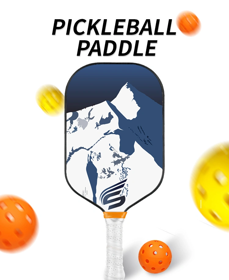 Usapa Approved High Quality Pickleball Paddle Wholesale Custom Carbon Fiber Fiberglass Pickleball Paddle