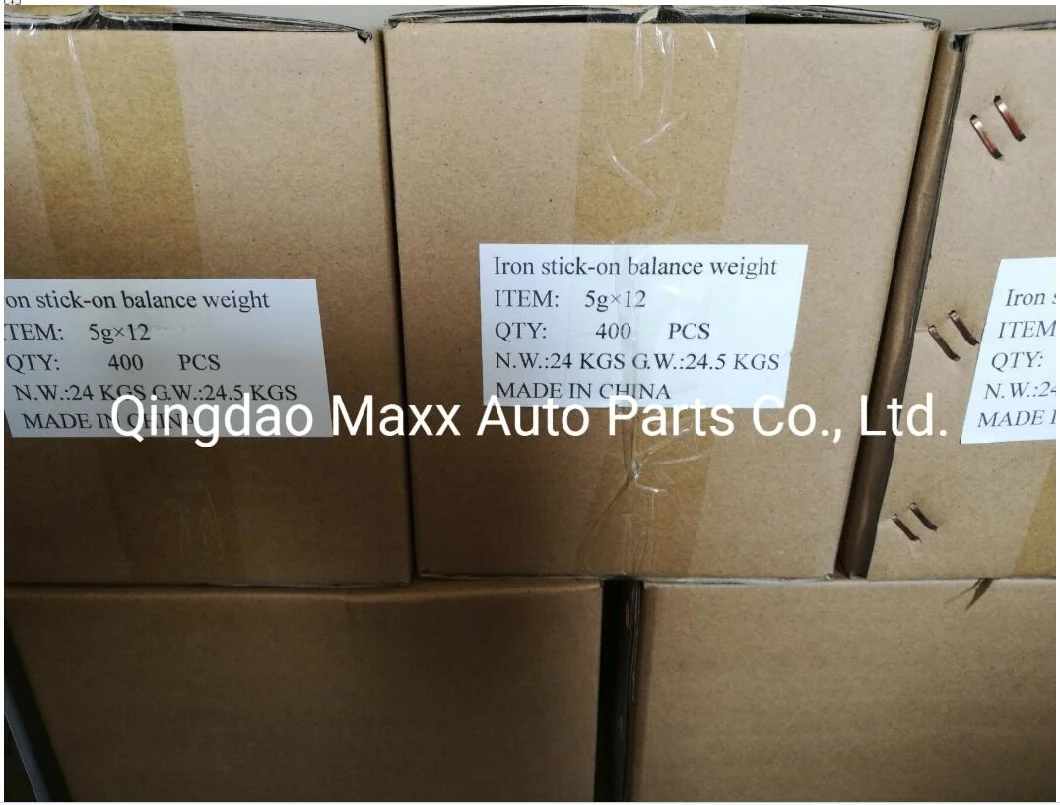 Qingdao Maxx Auto Parts Fe Stick on Wheel Balancing Weights for Car Tires