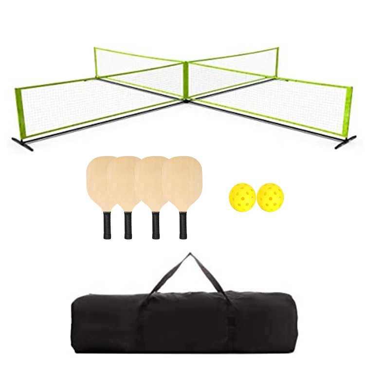 Latest Design Multifunctional Cross Durable Portable Folding Pickleball Net Set Pickleball Stand and Tennis Net Set