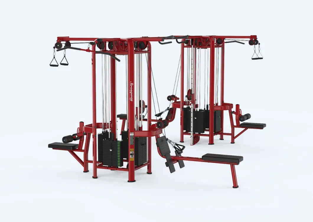 Commercial Gym Fitness Equipment Eight Station Multi Jungle Training Machine
