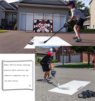 Portable HDPE Hockey Training Shooting Pad