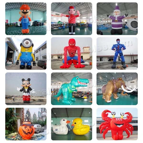 Professional Manufacturer Inflatable Spiderman Model/Hot Sale Inflatable Cartoon