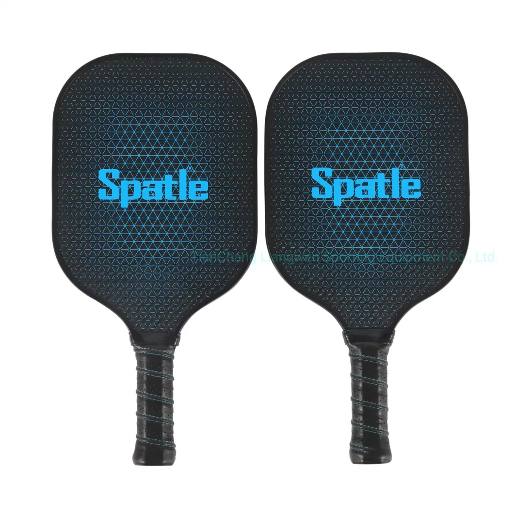 Factory Hot Selling Graphic Custom 3K Weave Carbon Fiber PP Honeycomb Pickleball Paddle