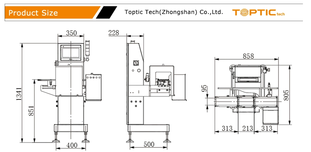 Automatic Checkweigher Lot Tracking Total Weights Normal Weights and Rejected Weights