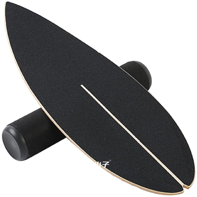 Hot Selling Custom Wooden Wobble Balance Board Stability Trainer Non Slip Surface Balance Board with Cork Roller