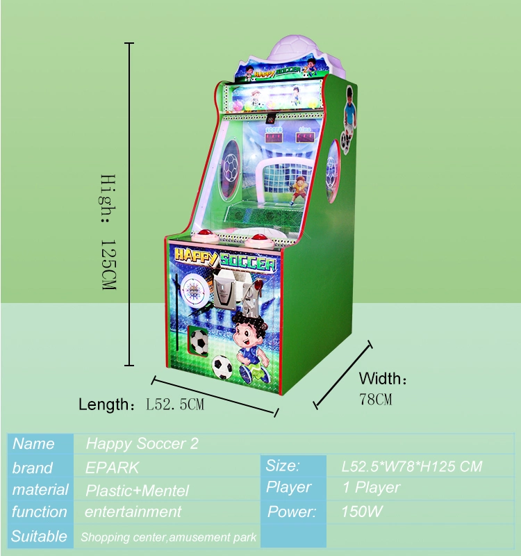 Amusement Indoor Equipment Coin Operated Redemption Game Football Shooting Machine