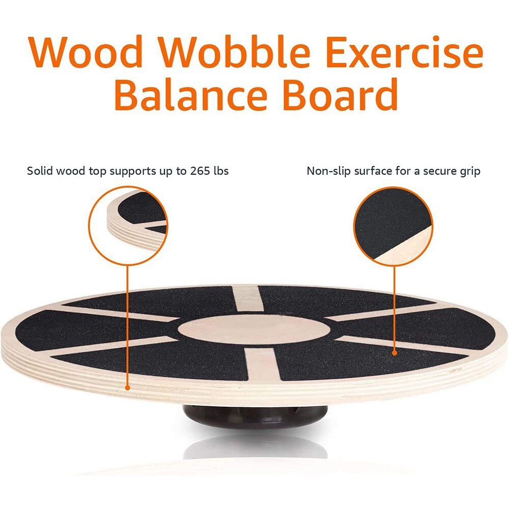 Exercise Yoga Board Hand Balance Workout Balancer Grip Anti-Skid Twist Equipment Boards Sport Fitness Wooden Non-Slip