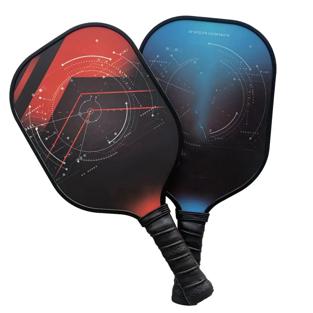 Pickleball Paddle Set with 2 Rackets 1 Drawstring Bag 2 Wrist Bracers 4 Balls