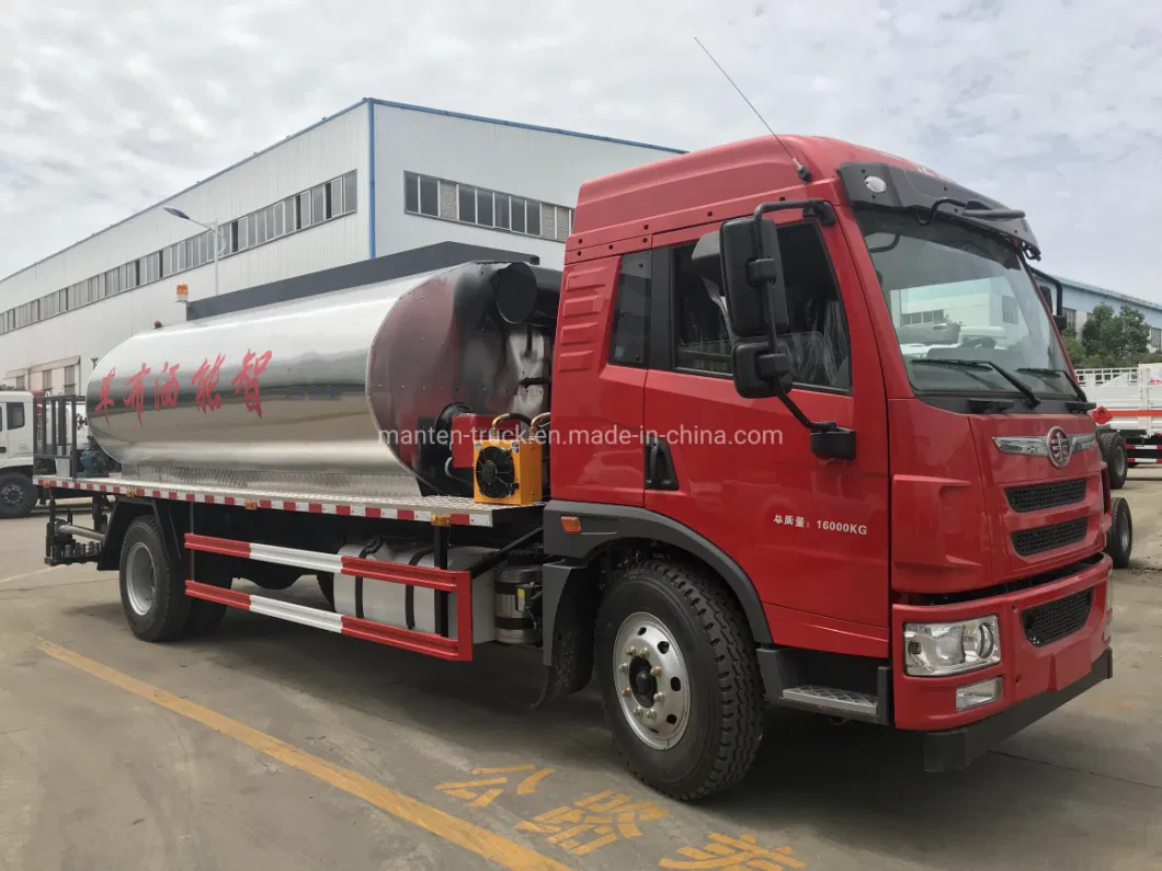 FAW 8000L to 10000L Asphalt Bitumen Tank Truck, 8 Ton 10 Ton Munition Asphalt Truck Price