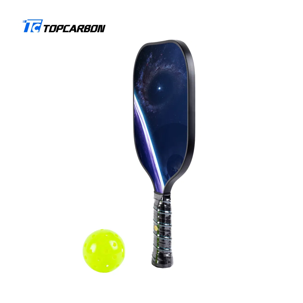 High-Quality Hot Selling Usapa Approved Integrated Edgeless Aramid Core Carbon Fiber Pickleball Paddle