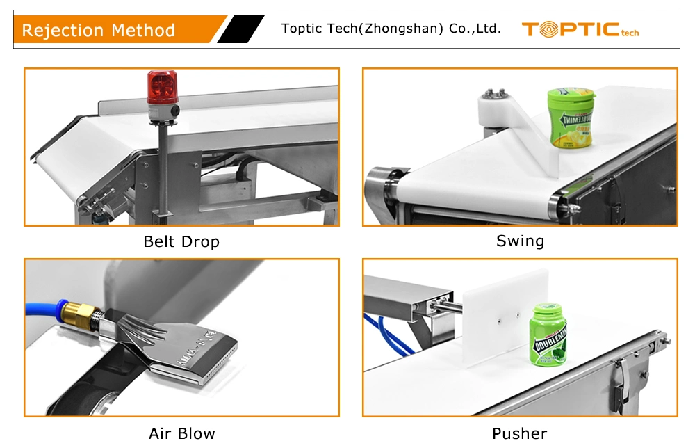 Automatic Checkweigher Lot Tracking Total Weights Normal Weights and Rejected Weights