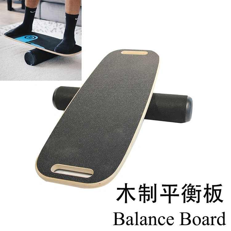 Wooden Balance Board Trainer Premium Fitness Stability Equipment Skateboard Surf Balance Board