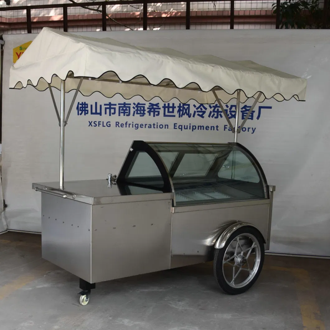 Freezer Carts to Sell Stick Ice Cream-Custom Appearance