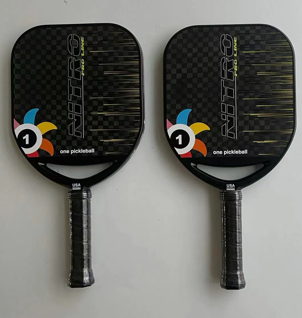 Pickleball Paddles 12K Carbon Fiber Surface Integrated Molding Pickle Ball Rackets