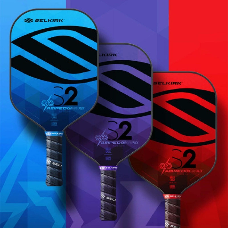 New Design Carbon Fiber 16mm Thickness with Added Power - Polypropylene Honeycomb Core Pickleball Paddle