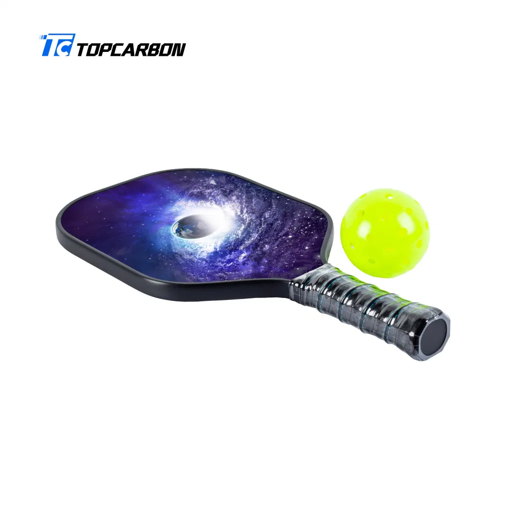 Factory Hot Selling Graphic Custom Carbon Fiber Fiberglass PP Honeycomb Pickleball Paddle