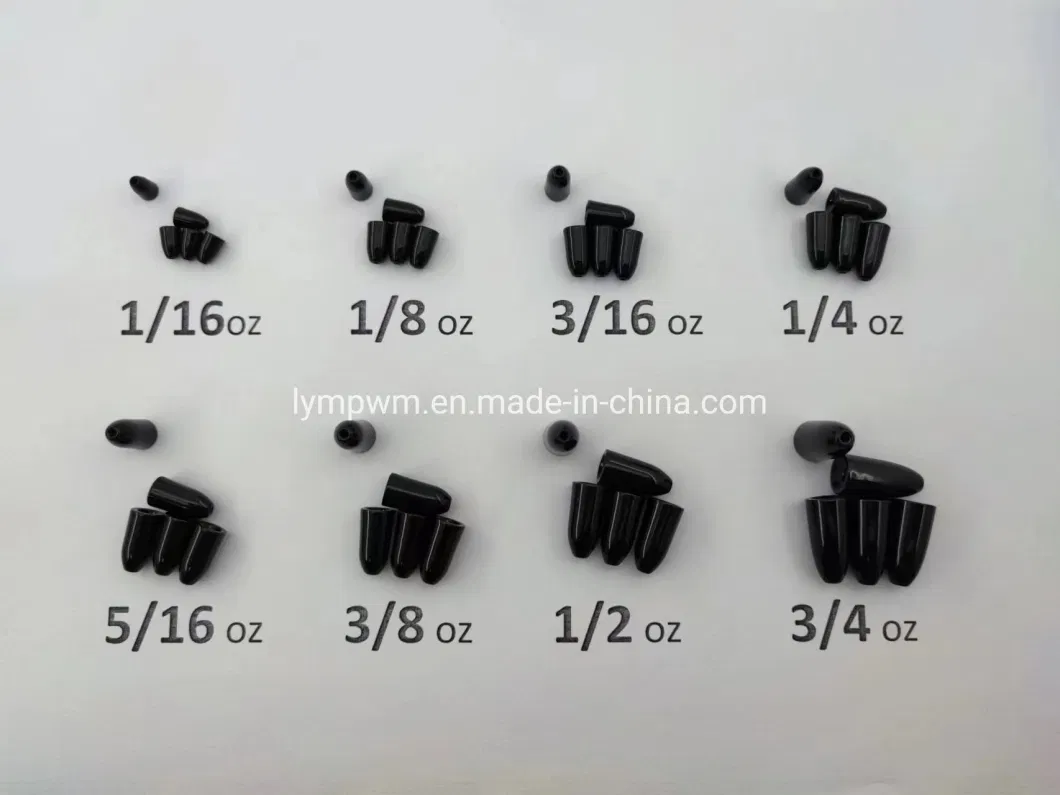 Tungsten Bullet Worm Skirt Punch Weights&Tungsten Cheburashka Weights Manufacturer