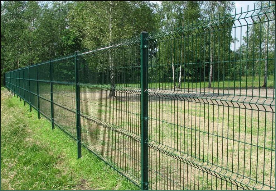 Curved Welded Mesh Bend Security Fence Panel Triangle Bend Fence for Garden