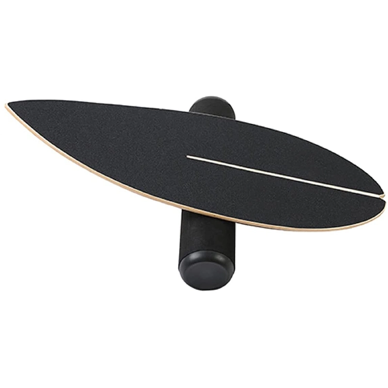 Hot Selling Custom Wooden Wobble Balance Board Stability Trainer Non Slip Surface Balance Board with Cork Roller