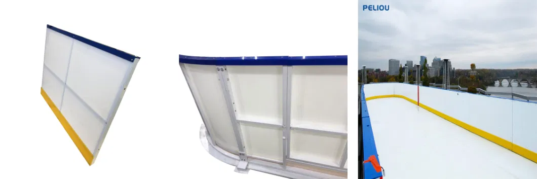High Quality Easy to Install and Assemble Portable Synthetic Ice Skating Rink