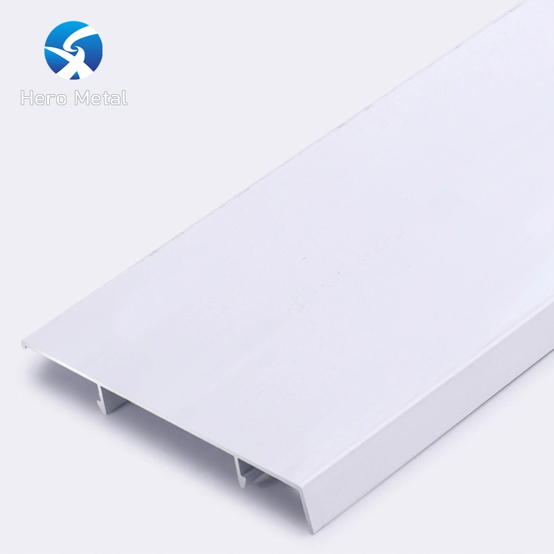 Foshan Wholesale Contemporary Brush Metal Skirting Baseboard