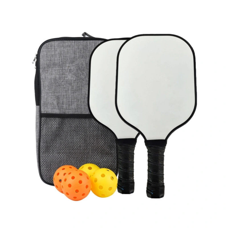 in Stock Durable Fiberglass Surface Pickleball Paddle, Black Color