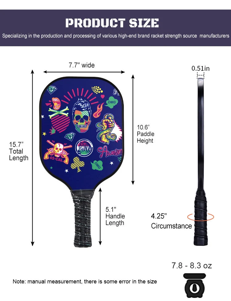 Lower MOQ Custom Top Pickleball Paddles