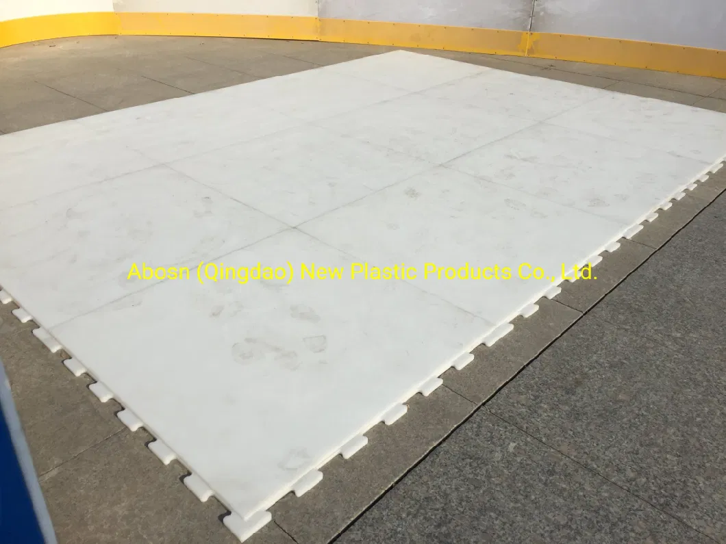Synthetic Ice Skating Floor Panel Artificial Rink Ground Board