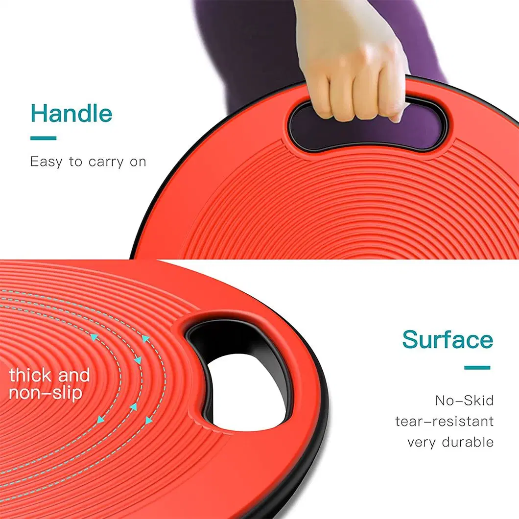 Hot Sale Waist Twisting Disc Exercise Round Plastic Balance Board Stability Trainer Anti-Slip Wobble Balance Board