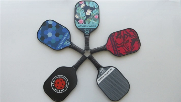 Pickleball Paddle Set with 2 Rackets 1 Drawstring Bag 2 Wrist Bracers 4 Balls