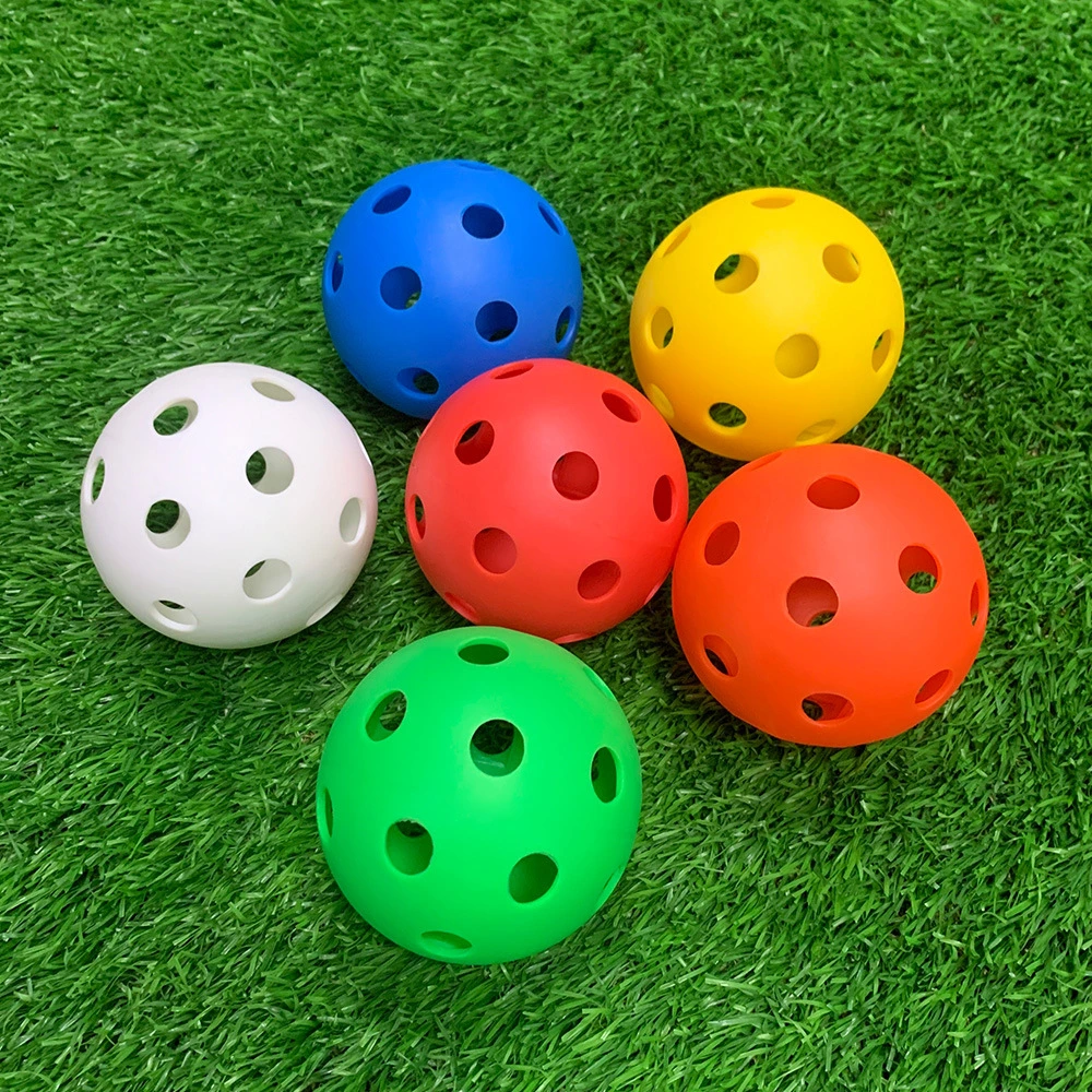 40 Holes Plastic Outdoor Indoor Practice Floorball Pickleball Balls Wbb15328