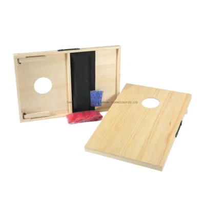 Juego de lanzamiento de bolsa de frijoles al aire libre grande de madera Cornhole Board