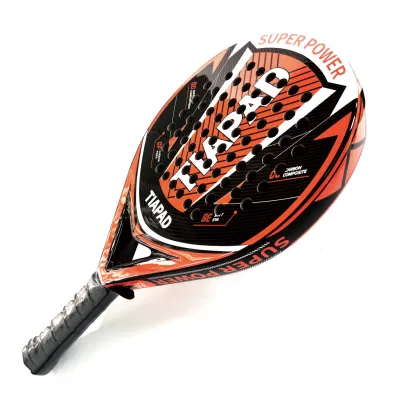 Pala de fibra de carbono Tiapad Pickleball Professional raquetas de paddle de grafito de raqueta de tenis playa de espuma EVA