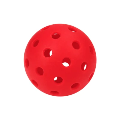 Bolas de 40 hoyos para exteriores Alta visibilidad, Suitalbe para todas las superficies, Color rojo