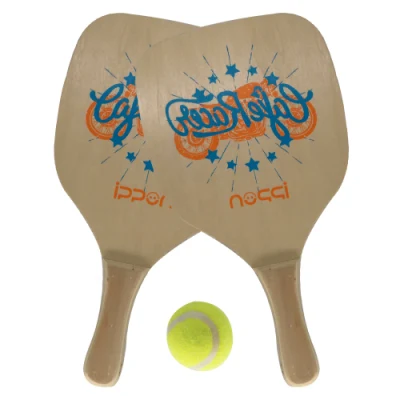 Diseño personalizado de madera de álamo el juego de palas Pickleball