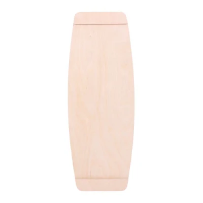 Tabla de equilibrio de madera Trainer placa de balanceo para Skateboard, Hockey Snowboard Surf Training Junta de equilibrio con guía de entrenamiento para hacer ejercicio y construir la estabilidad del núcleo