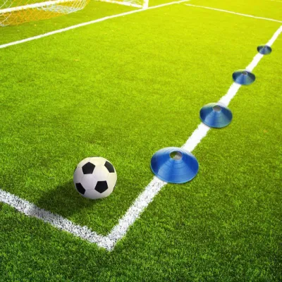 Disco de fútbol Juegos de cono de campo de fútbol Marcadores con soporte para la formación Ci12947